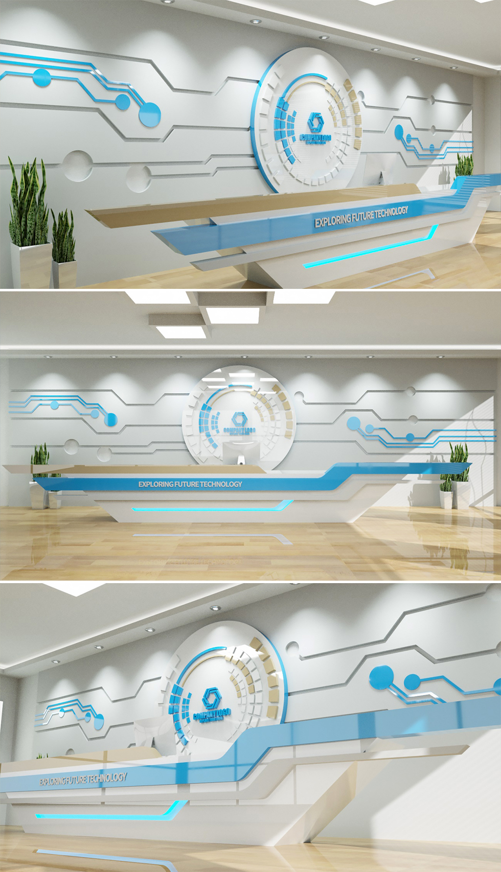 原創(chuàng)高端現(xiàn)代企業(yè)前臺形象墻公司大廳前臺背景墻設計-版權(quán)可商用