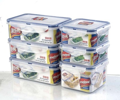 【廠家批發(fā)定做2014年創(chuàng)意新款塑料保鮮盒六件套 禮品促銷(xiāo)鎖扣飯盒】?jī)r(jià)格,廠家,圖片,保鮮盒、飯盒,臺(tái)州市黃巖美都塑膠-